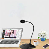 Mini Microphone 3.5mm Jack Recording Dynamic Condenser Mic for Video Chat Gaming Phone