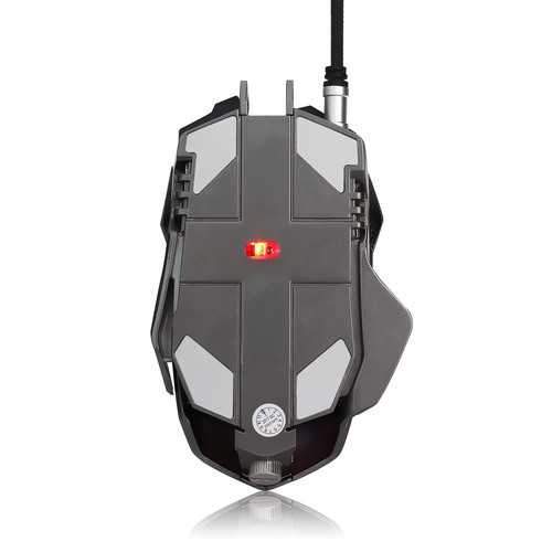 Zerodate X300GY Mechanical Macros Define Gaming Mouse 250-4000 DPI 7 Keys USB Wired Optical Mouse