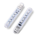 LUSTREON Mini USB 2W SMD5050 RGB 5 LED Camping Night Light for Power Bank Notebook Computer DC5V