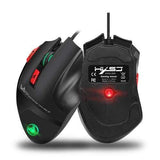HXSJ S800 9 Buttons 6000DPI Backlit Gaming Mouse USB Wired Optical Programmable Mouse Mice