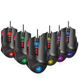 HXSJ S800 9 Buttons 6000DPI Backlit Gaming Mouse USB Wired Optical Programmable Mouse Mice