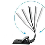 USB Rechargeable LED Reading Book Light Multifunctional Flexible Clip-on Night Lamp for Kindle IPad