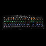104Keys Blue Switch LED Backlight Mechanical Gaming Keyboard With Hand Holder USB Wired