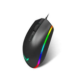 HXSJ S900 1600DPI RGB Full-color Marquee LED Backlight USB Wired Gaming Mouse