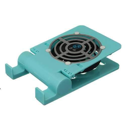 Univeral Mini Fan Cooling Foldable Desktop Phone Holder Bracket for Xiaomi Mobile Phone Tablet