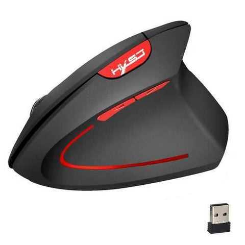 HXSJ 6D Rechargeable 2.4GHz 2400DPI Wireless Vertical Mouse Gaming Mouse Ergonomic Design