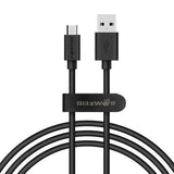 BlitzWolf BW-CB7 2.4A 3ft/0.9m Micro USB Charging Data Cable With Magic Tape Strap