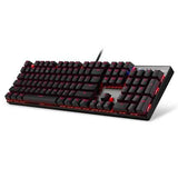 MOTOSPEED Inflictor CK104 NKRO RGB Backlit Mechanical Gaming Keyboard Outemu Blue Switch