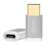 Lenuo USB Type-C to Micro USB Adapter Type C Male to Micro USB Female Convert Connector