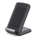 2 Coils Qi Wireless Fast Charger Charging Stand Dock Holder For Samsung S8 Galaxy Lumia