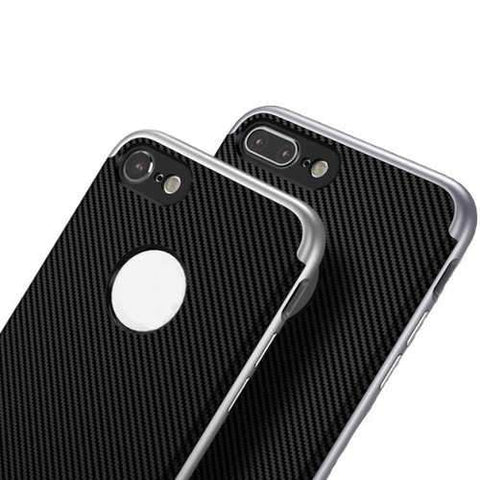 Ucase Carbon Fiber Hybrid PC TPU Case For iPhone 7/iPhone 8