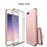 Shockproof Dustproof Soft Transparent Case With Dust Plug For iPhone 7 & 8