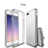 Shockproof Dustproof Soft Transparent Case With Dust Plug For iPhone 7 & 8