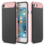 Rock Carbon Fiber Texture Hybrid TPU PC Case For iPhone 7