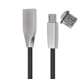 Zinc Alloy 2A Micro USB 1M/3.3FT Diamond Cable For Sumsung Xiaomi Huawei Meizu