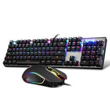 Original Motospeed CK888 NKRO Blue Switch 104Key Mechanical Gaming Keyboard and Mouse Combo