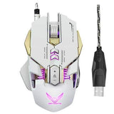 X300 7 Buttons 3200DPI LED Variable Light Ergonomic Wired Gaming Mouse