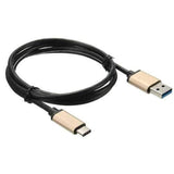 Aluminum Alloy USB 3.1 Type-C To usb 3.0 A Male Data Cable for Mobile Phone