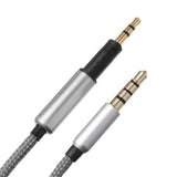 1.2M 3.5mm to 2.5mm Headphone Cable With Mic For AKG K450 K451 K452 K480 Q460