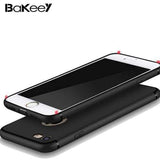 Bakeey Ultra Thin Soft TPU Matte with Dust Plug Case for iPhone 7/8