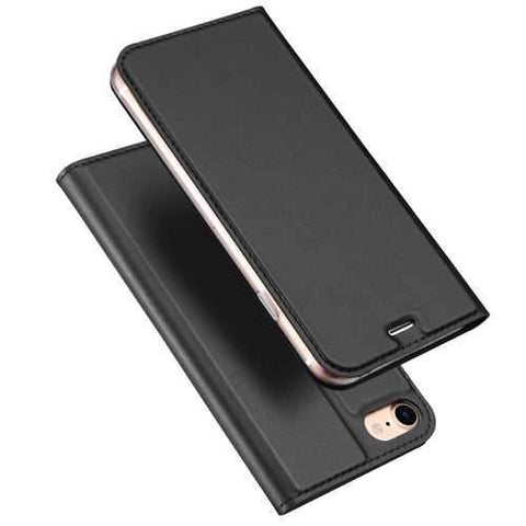 DUX DUICS Magnetic Flip Card Slot Bracket Case For iPhone 7/8