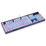 Motospeed CK103 104 Key NKRO USB Wired RGB Backlit Mechanical Gaming Keyboard Outemu Blue Red Switch