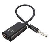 3.5mm Splitter Male to 2 Female Headphone Audio Extension Cable For Iphone Samsung Xiaomi