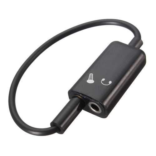 3.5mm Splitter Male to 2 Female Headphone Audio Extension Cable For Iphone Samsung Xiaomi