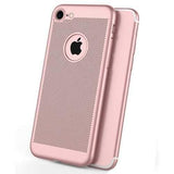 Mesh Dissipating Heat Anti Fingerprint Hard PC Case For iPhone 7 & 8