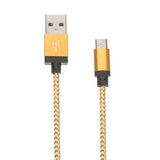 Bakeey Nylon Braided 2m 2A Micro USB Charging Data Cable For Mobile Phone