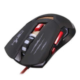 HXSJ H400 3200 DPI 6 Button USB Wired LED Variable Light Gaming Mouse