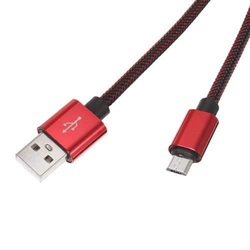 2.1A Nylon Braided Micro USB Fast Charging Data Cable 3.33ft/1m For Samsung S7 Letv Xiaomi Redmi Not
