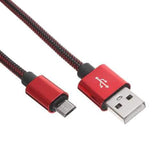 2.1A Nylon Braided Micro USB Fast Charging Data Cable 3.33ft/1m For Samsung S7 Letv Xiaomi Redmi Not