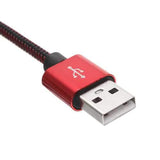 2.1A Nylon Braided Micro USB Fast Charging Data Cable 3.33ft/1m For Samsung S7 Letv Xiaomi Redmi Not