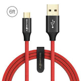 BlitzWolf AmpCore Turbo BW-MC8 2.4A Braided Durable Micro USB Charging Data Cable 6ft/1.8m