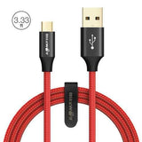 BlitzWolf AmpCore Turbo BW-MC7 2.4A Braided Durable Micro USB Charging Data Cable 3ft/0.9m