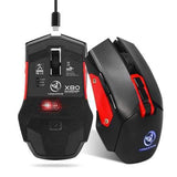 MOYUKAXIE X80 7Buttons 2.4Ghz Wireless Charging Gaming Mouse Optical Mice With 7-colors Breath Light