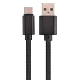 2.1A Braided Type C Data Sync Charging Cable 2m For OnePlus 5 Xiaomi 6 Samsung Note 8 S8