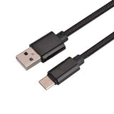 2.1A Braided Type C Data Sync Charging Cable 2m For OnePlus 5 Xiaomi 6 Samsung Note 8 S8