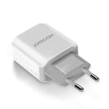 JOYROOM CA-28 2A 2Ports EU Plug Travel Charger With Type-C Cable For iphone 8 Samsung S8