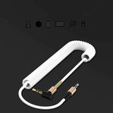 FLOVEME 3.5mm Jack Male to Male 90 Degree Right Angle Round Audio AUX Cable For iphoneX 8 Samsung S8