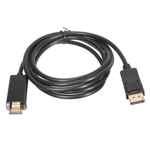 Bakeey 1.8M Display Port DP To HD multimedi Male AV Cable Adapter For HDTV LCD PC Laptop 1080P