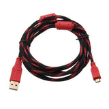 High Speed Micro USB to USB 2.0 Data Sync Charging Cable 3M for PS4/XBOX ONE Controller Cellphone