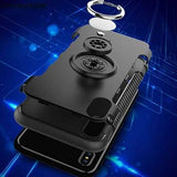 Ring Grip Stand Holder Case For iPhone X/7/8/6/6s/6 PLus/6s Plus/5/5s/SE