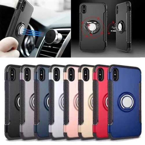 Ring Grip Stand Holder Case For iPhone X/7/8/6/6s/6 PLus/6s Plus/5/5s/SE