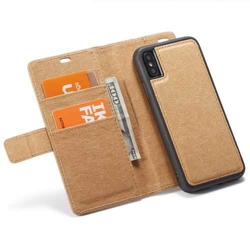 Waterproof Kraft Paper Magnetic Detachable Wallet Case For iPhone XS/X/8/8 Plus/7/7 Plus/6s/6s Plus/6/6 Plus