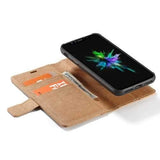 Waterproof Kraft Paper Magnetic Detachable Wallet Case For iPhone XS/X/8/8 Plus/7/7 Plus/6s/6s Plus/6/6 Plus