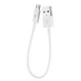 V8 2.1A Fasion PVC USB Fast Charging Data Micro Cable 0.2m For Samsung S7 Xiaomi Redmi Note 4