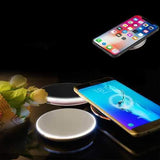 Bakeey Qi Wireless Charger With LED Light For iPhone X 8 8Plus Samsung S8 S7 Edge Note 8