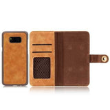 Magnetic Detachable Wallet Case For Samsung Galaxy Note 8/S8/S8 Plus